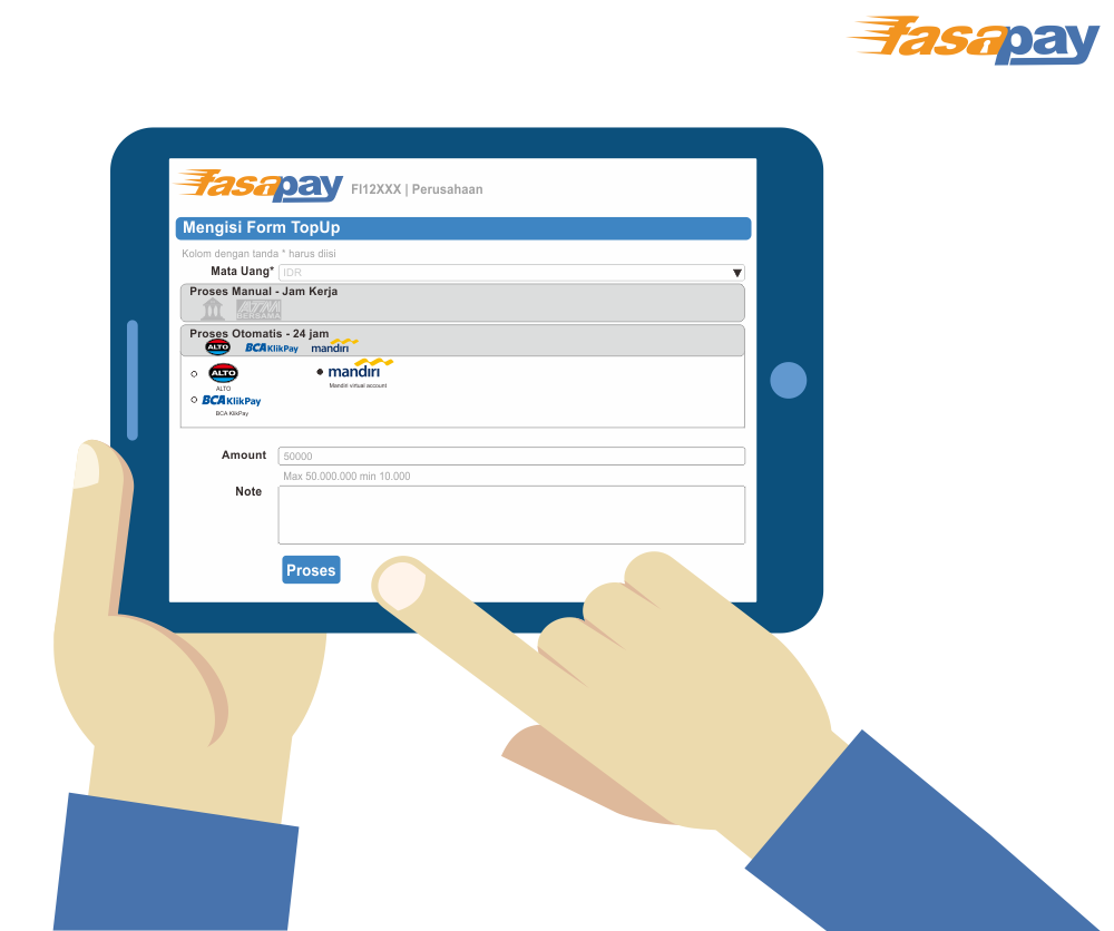 FasaPay Pembayaran Mandiri Virtual Account 1