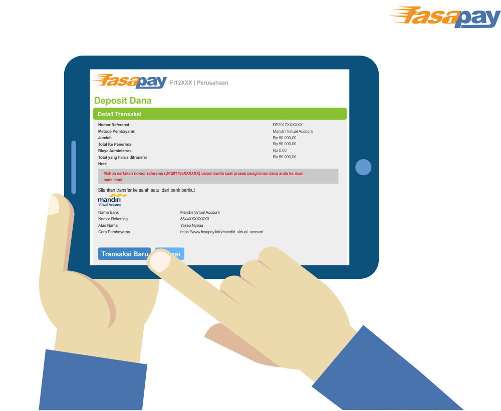 FasaPay Deposit MasterChanger 1