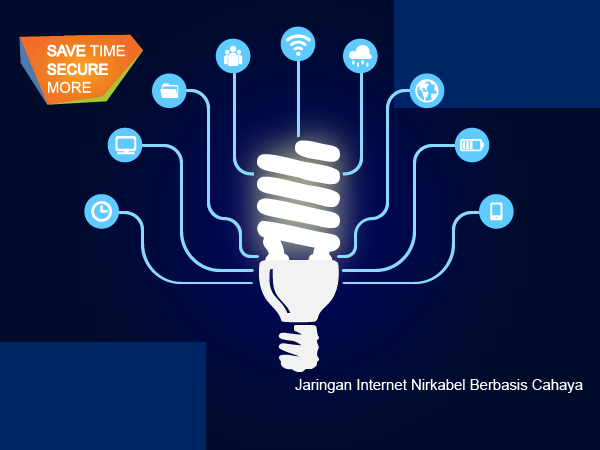 Jaringan Internet Nirkabel Berbasis Cahaya: Li-fi